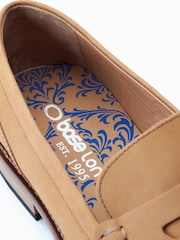 Base London Garfield Slip On Cream Loafers - Image 6 of 6