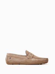 Base London Collins Slip On Brown Loafers - Image 1 of 6