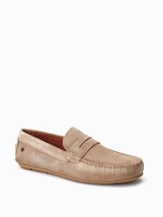 Base London Collins Slip On Brown Loafers - Image 2 of 6