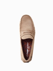 Base London Collins Slip On Brown Loafers - Image 4 of 6