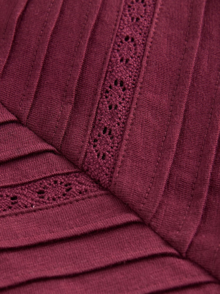 Plum Purple Jersey Mini Dress - Image 5 of 5