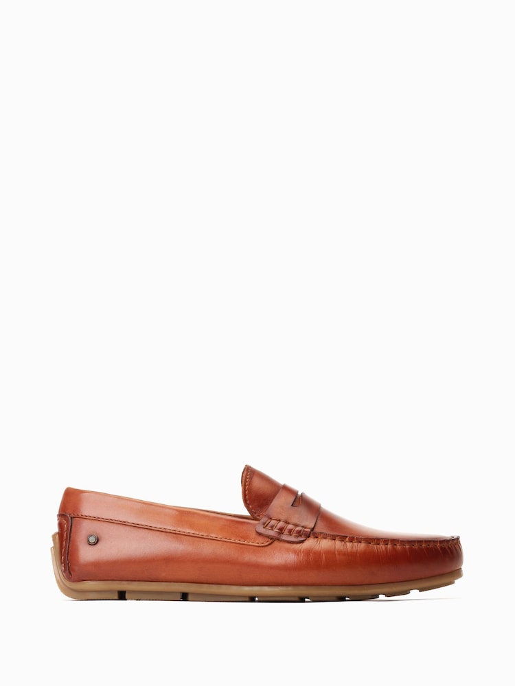 rjava - Base London Collins Slip On Rjavi mokasini - Slika 1 iz 6 rjava - Base London Collins Slip On Rjavi mokasini - Slika 1 iz 6