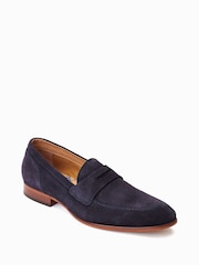 Base London Bruno Slip On Penny Loafers - Image 3 of 6