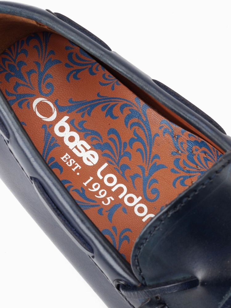 modra - Mokasini Base London Brooks Slip On - Slika 6 iz 6