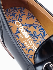 Base London Russo Slip On Penny Black Loafers - Image 6 of 6