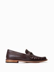 Base London Madison Slip On Brown Loafers - Slika 1 iz 6