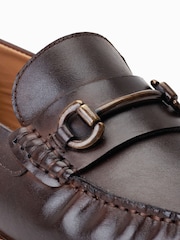 Base London Madison Slip On Brown Loafers - Slika 6 iz 6