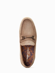 Base London Natural Snapper Slip On Loafers - Image 4 of 6