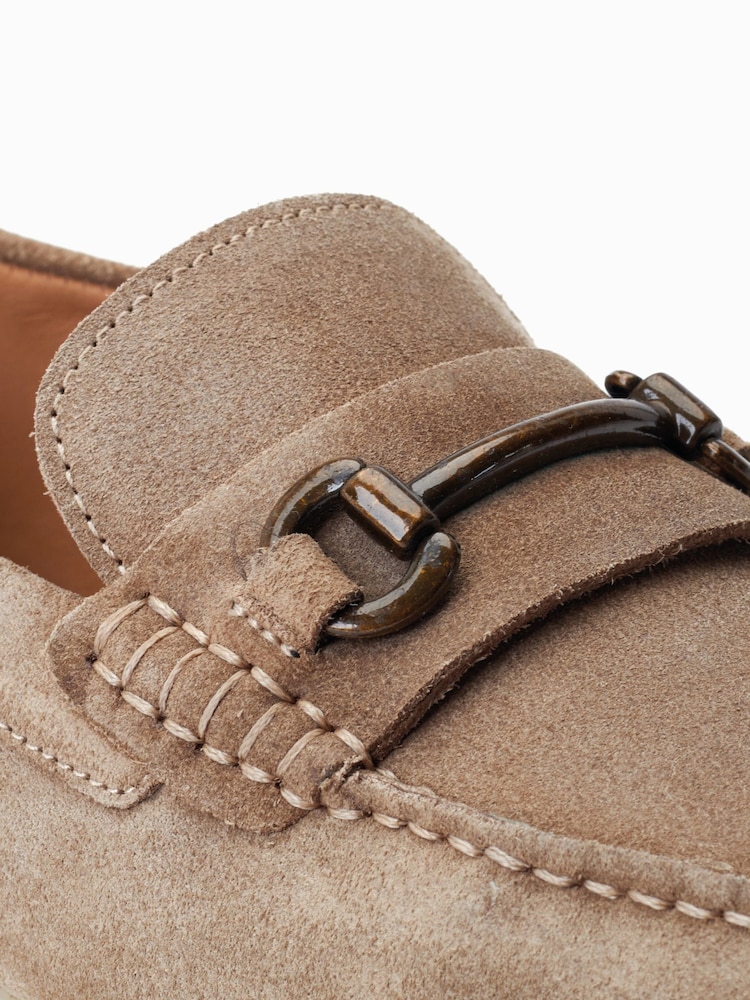 Base London Natural Snapper Slip On Loafers - Image 6 of 6