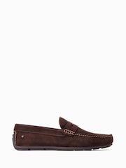 Base London Collins Slip On Brown Loafers - Image 1 of 6
