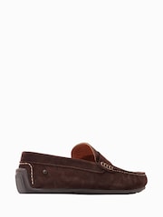 Base London Collins Slip On Brown Loafers - Image 2 of 6