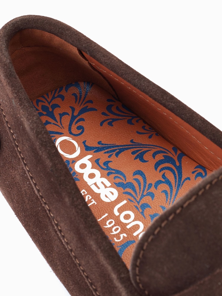 Base London Collins Slip On Brown Loafers - Image 6 of 6