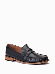 Base London Garfield Slip On Cream Loafers - Image 3 of 6