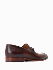 Base London Russo Slip On Penny Black Loafers - Image 3 of 6