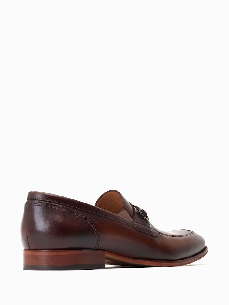 Base London Russo Slip On Penny Black Loafers - Image 3 of 6