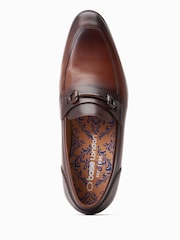 Base London Russo Slip On Penny Black Loafers - Image 4 of 6