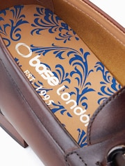Base London Russo Slip On Penny Black Loafers - Image 6 of 6