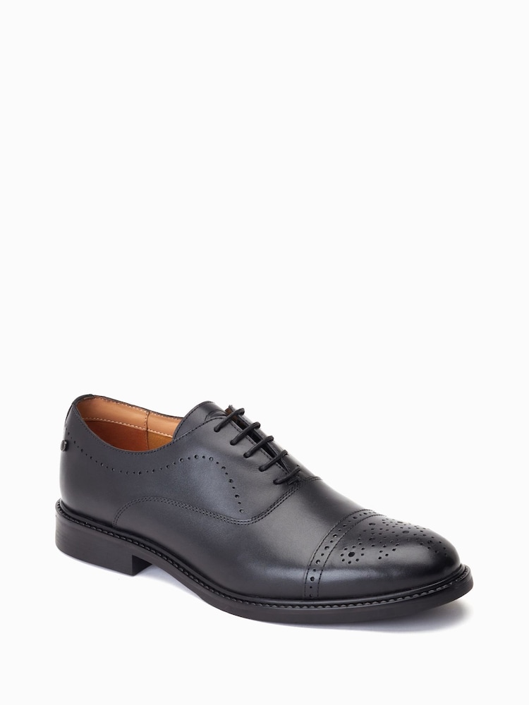 Base London Corbin Lace Up Brogue Shoes - Image 2 of 6