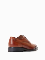 Base London Magnus Lace Up Toe Cap Shoes - Image 3 of 6