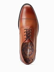 Base London Magnus Lace Up Toe Cap Shoes - Image 4 of 6