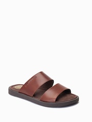 Base London Maven Slip On Brown Sandals - Imagen 2 de 6