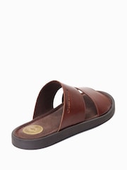 Base London Maven Slip On Brown Sandals - Imagen 3 de 6