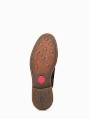 Base London Mawley Lace Up Derby Brown Shoes - Image 5 of 6
