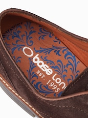Base London Mawley Lace Up Derby Brown Shoes - Image 6 of 6
