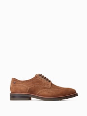 Base London Blue Hatfield Lace Up Brogue Shoes - Image 1 of 6