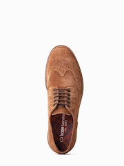 Base London Blue Hatfield Lace Up Brogue Shoes - Image 4 of 6