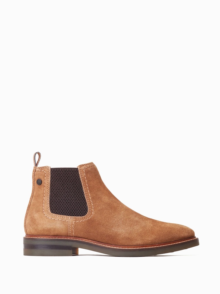 Base London Portland Pull On Chelsea Brown Boots - Image 1 of 6