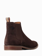 Base London Virgil Pull On Chelsea Brown Boots - Image 3 of 6