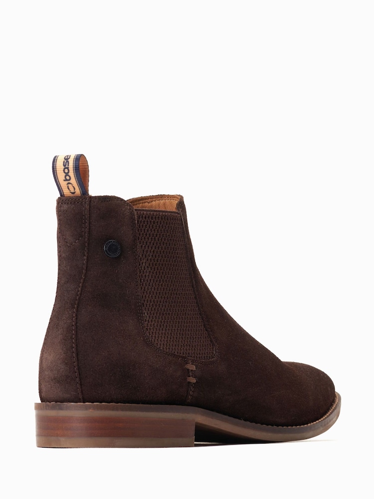 Base London Virgil Pull On Chelsea Brown Boots - Image 3 of 6