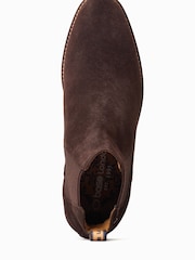 Base London Virgil Pull On Chelsea Brown Boots - Image 4 of 6