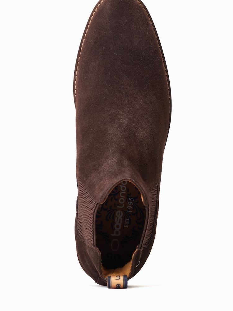 Base London Virgil Pull On Chelsea Brown Boots - Image 4 of 6