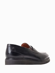 črna - Črna mokasini Base London Sid Slip On - Slika 3 iz 6