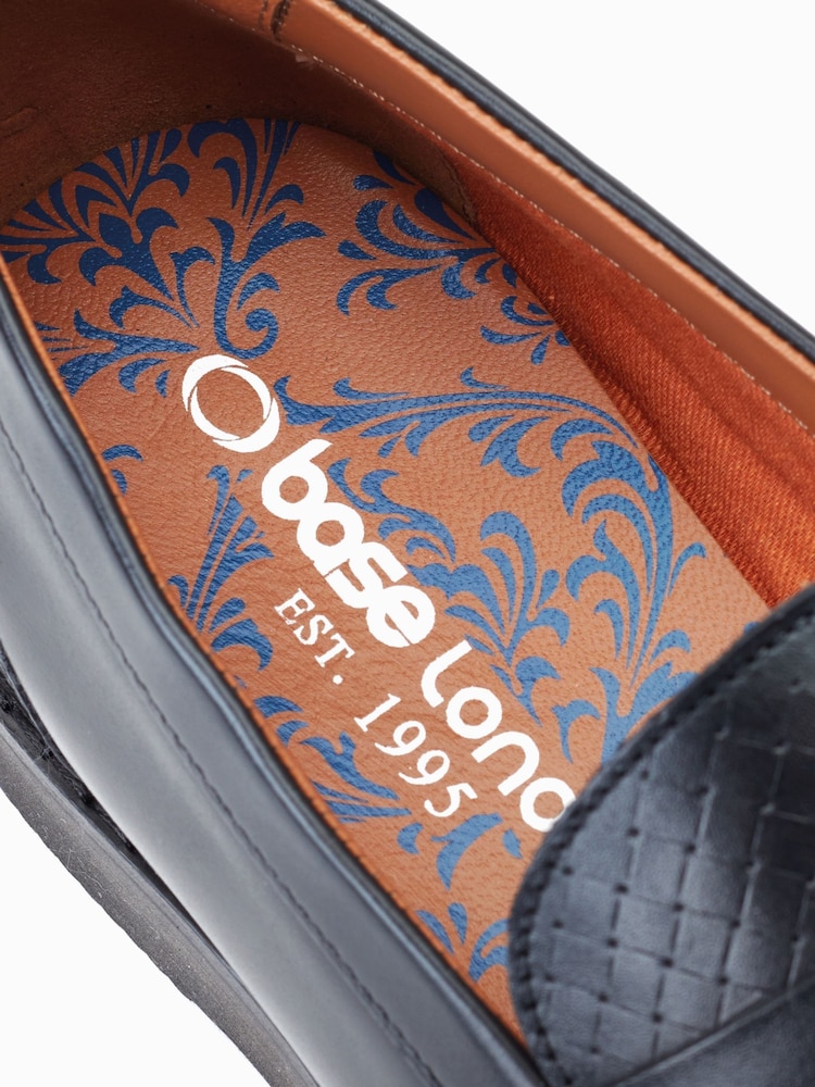 črna - Črna mokasini Base London Sid Slip On - Slika 6 iz 6