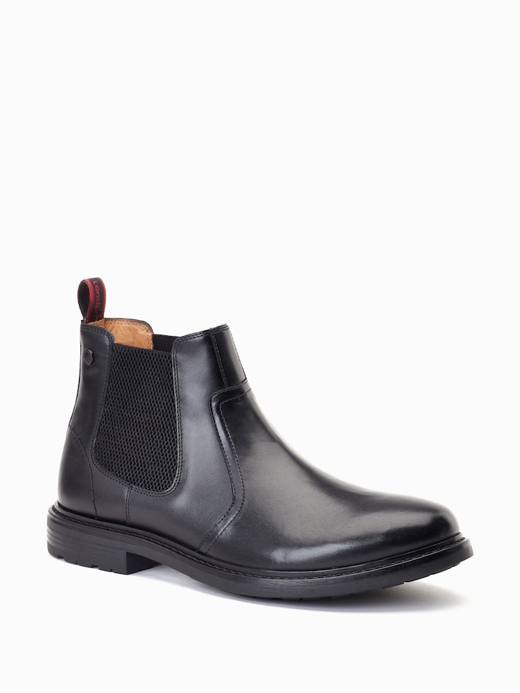 Base London Bloom Pull On Chelsea Black Boots - Image 2 of 6