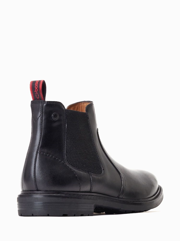 Base London Bloom Pull On Chelsea Black Boots - Image 3 of 6