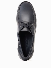 Синий - Base London Stern Slip On Brown Loafers - Image 4 of 6