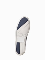 Синий - Base London Stern Slip On Brown Loafers - Image 5 of 6