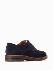 Base London Blue Hatfield Lace Up Brogue Shoes - Image 2 of 6