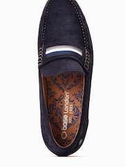 Base London Blue Drum Slip On Loafers - Slika 4 iz 6