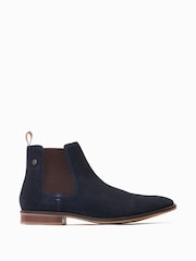 Azul - Base London Virgil Pull On Chelsea Brown Boots - Imagen 1 de 6