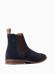 Azul - Base London Virgil Pull On Chelsea Brown Boots - Imagen 2 de 6