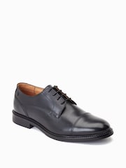 Base London Magnus Lace Up Toe Cap Shoes - Image 3 of 6