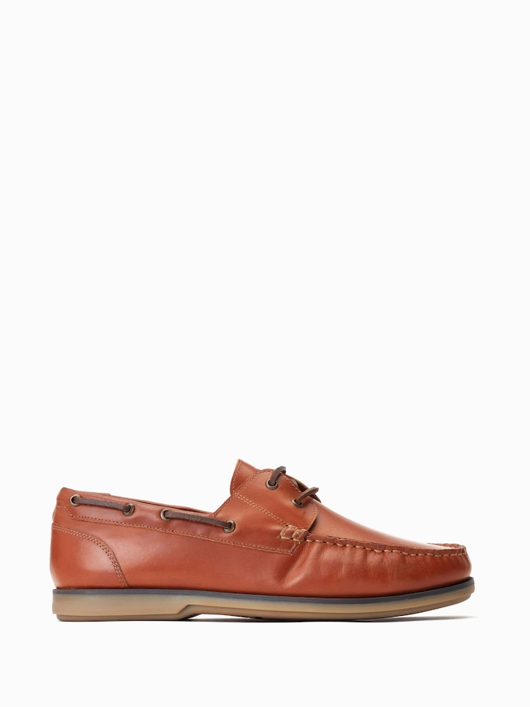 Base London Stern Slip On Brown Loafers - Image 1 of 6