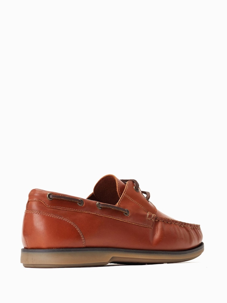 Base London Stern Slip On Brown Loafers - Image 2 of 6