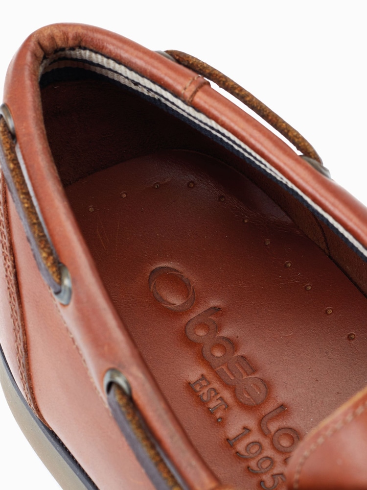 Base London Oil Pull Up Tan Brown Stern Slip On Loafers - Image 6 of 6 Base London Oil Pull Up Tan Brown Stern Slip On Loafers - Image 6 of 6