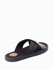 Base London Webb Slip On Black Sandals - Imagen 2 de 6
